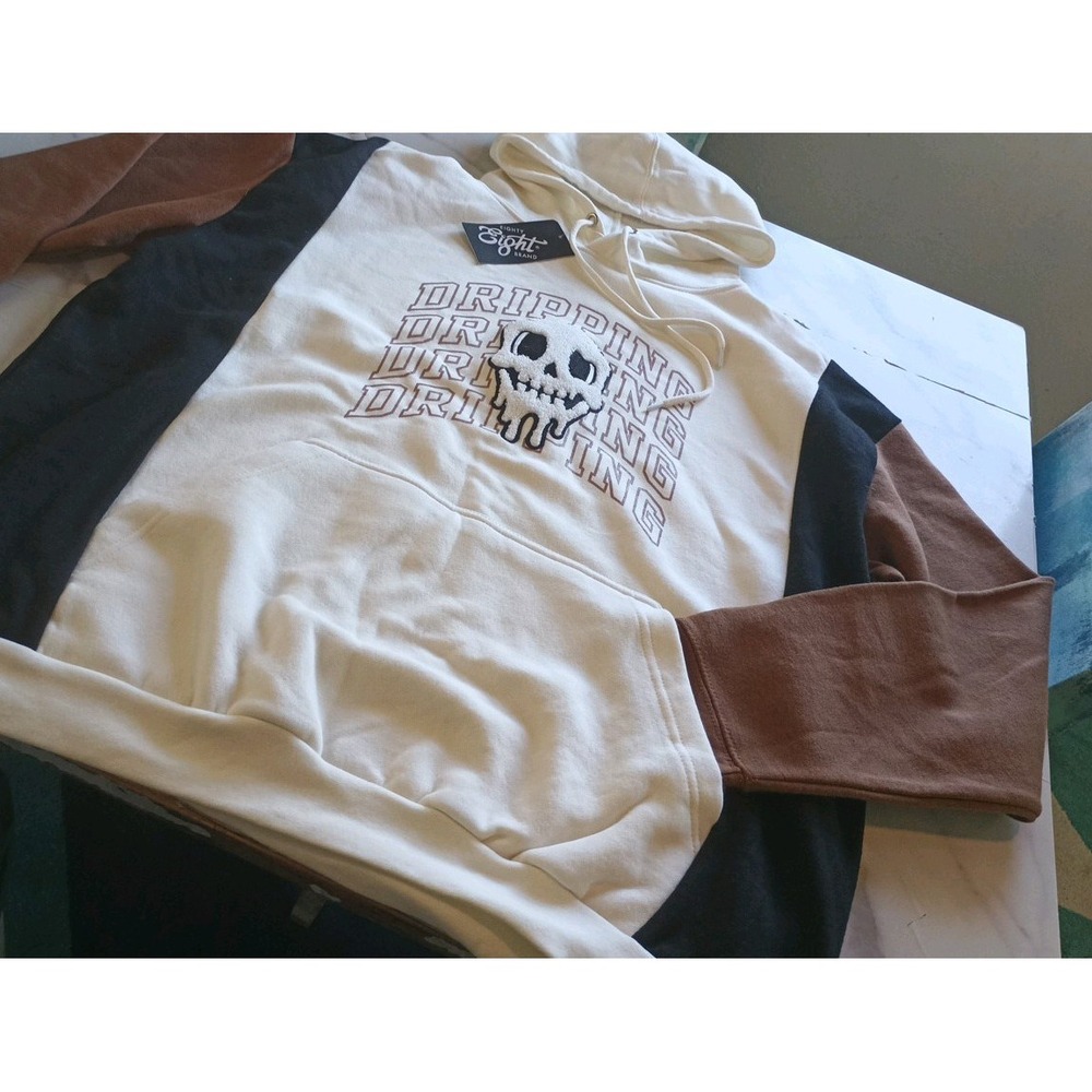 Eighty Eight‎ Brand Dripping Skeleton Graphic Sweater Men's 3XL NWT Pullover